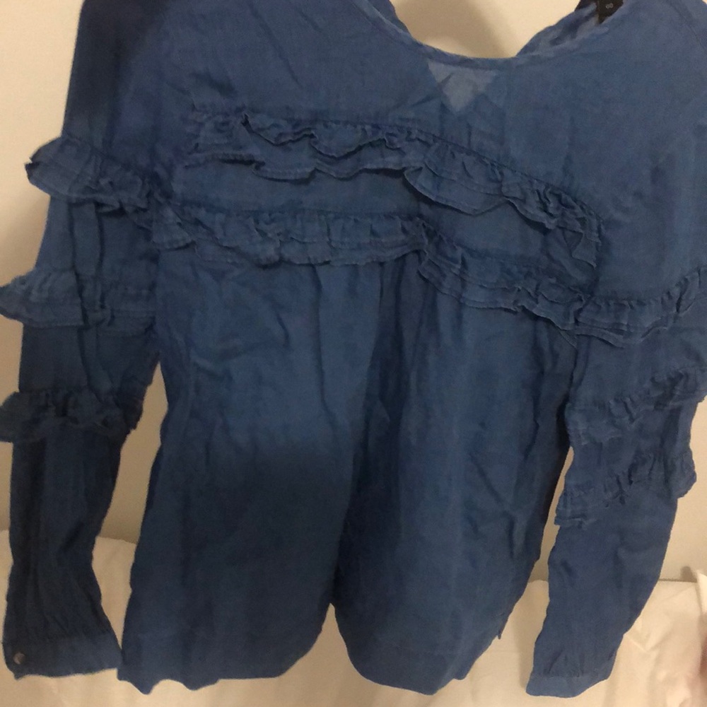 Jcrew denim blouse